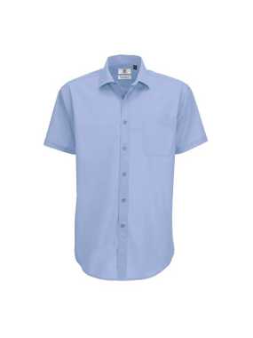 Pánská košile (B&C SMART SSL/MEN)>modrá (business)>S