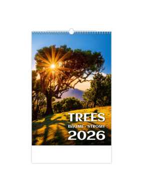 Nástěnný kalendář (Stromy 2026) - 31,5 x 52 cm