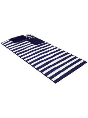 Plážová podložka > bílá / modrá