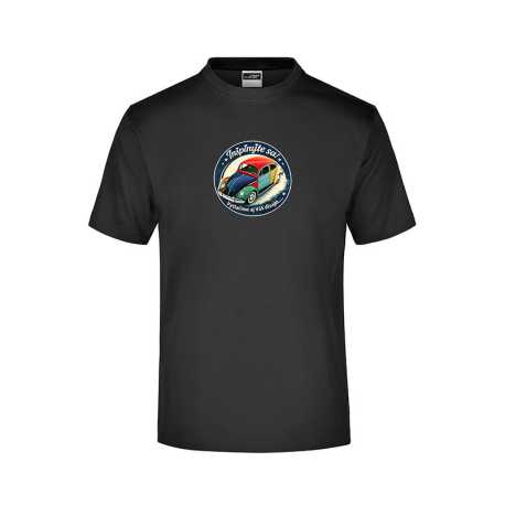 Pánské tričko (DAIBER Round-T-Medium)>černá>L (potisk loga v ceně)