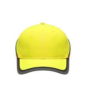 6 panelová kšiltovka (MB Neon-Reflex-Cap)>žlutá (neon) / oranžová (neon)