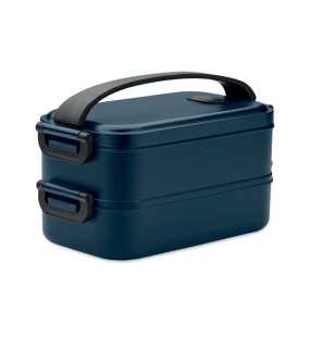 Box na oběd z recyklovaného PP > modrá (dark)