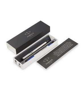 Roller pero "Parker Vector" (modrá náplň)> Stainless Steel