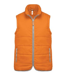 Unisex vesta (KARIBAN Quilted bodywarmer)>oranžová>XL