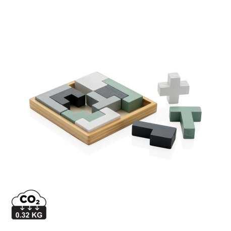 Dřevěné puzzle Cree > hnědá