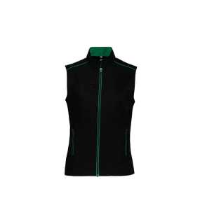 Dámská vesta (LADIES' DAYTODAY GILET) > černá/zelená (kelly) > XS