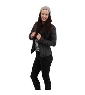 Čepice> stříbrná / černá