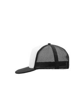 Kšiltovka(MB 5 Panel Flat Peak Cap)>bílá / černá