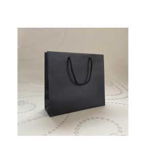 Papírová taška (LUXURY LINE) > černá > 32x10x28 cm
