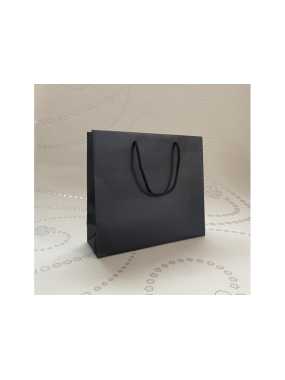 Papírová taška (LUXURY LINE) > černá > 32x10x28 cm