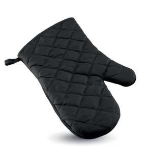 Pogumovaná kuchyňská rukavice> černá