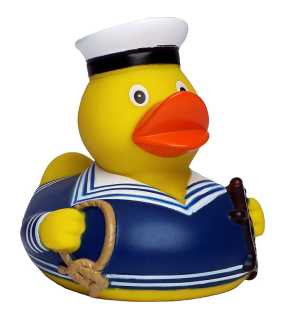 Kačenka do vany (MBW Squeaky duck seaman) > modrá