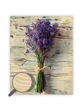 Dřevěný obraz (Levander 2026) - 24 x 30 cm