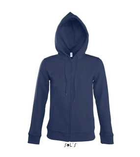 Dámská mikina(SOLS WOMEN JACKET WITH LINING HOOD)>modrá (frenchnavy)>M