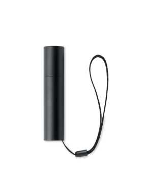 Hliníková dobíjecí baterka > černá