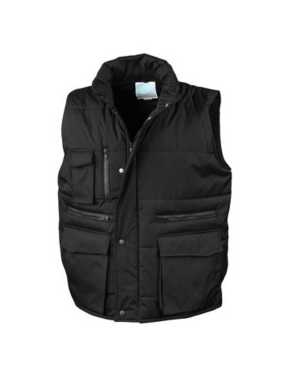 Unisex vesta (RESULT WORKGUARD BODYWARMER)>černá>S