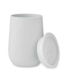 Dvoustěnná sklenice 300 ml PP > bílá