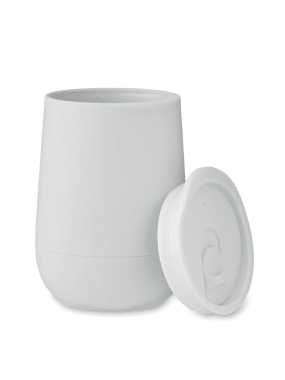 Dvoustěnná sklenice 300 ml PP > bílá