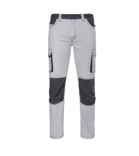 Pánské kalhoty (VELILLA TWO-TONE STRETCH TROUSERS) > bílá / šedá > 34