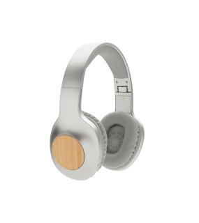 Bambusová bezdrátová sluchátka Dakota  > šedá