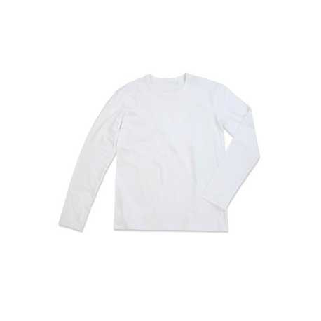 Pánské triko (STEDMAN Morgan Long Sleeve)>bílá>M