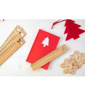 Bambusové pravítko, koule > přírodní