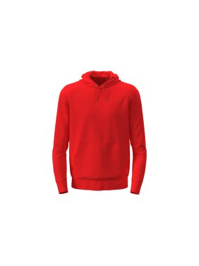 Unisex mikina (Stedman Classic Sweat Hoodie) > červená (scarlet) > 3XL