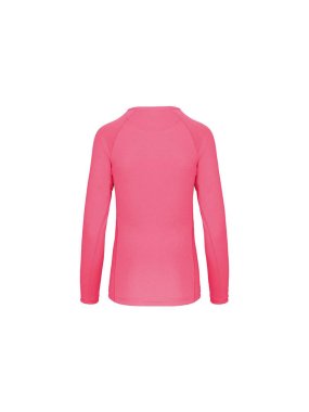 Dámské tričko(PROACT LADIES LONG SLEEVE SPORTS T-SHIRT)>růžová (fluorescent)>S