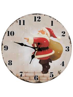 Nástěnné hodiny> červená / černá