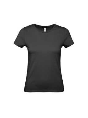Dámské triko(B&C #E150 /W)>černá>M