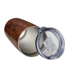 Nerezový pohár s uzávěrem > hnědá