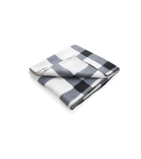 Fleecový pléd, bílá