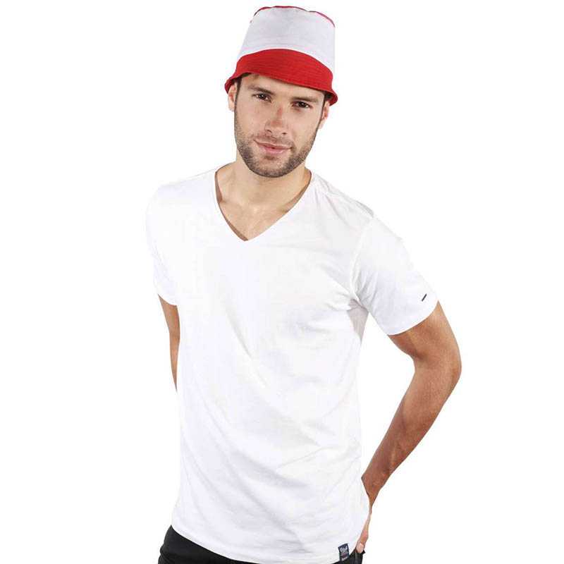 Klobouk(KUP BOB)>červená / bílá