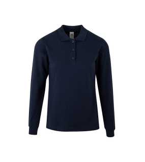 Pánská polokošile (MUKUA LONG-SLEEVE WOMAN POLO) > modrá (navy) > S