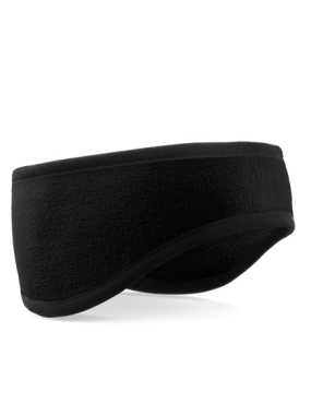 Unisex čelenka (Beechfield Suprafleece Aspen Headband) > černá > L/XL