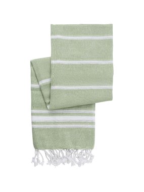 Hammam ručník ze 100% bavlny > zelená(světlo)