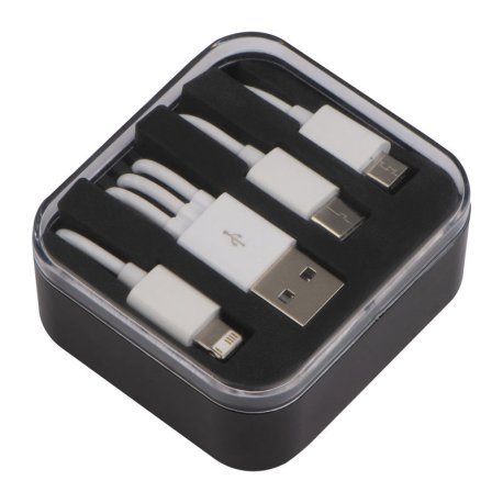 Sada USB kabelů v krabici > černá
