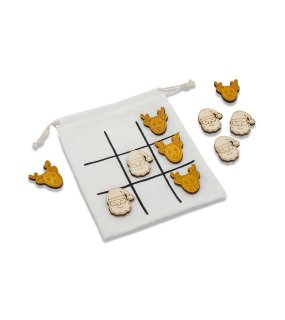 Vánoční hra piškvorky > béžová