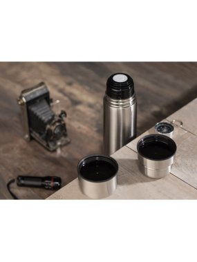 Termoska s dvěma hrnky 750 ml > stříbrná