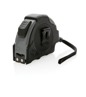 Svinovací metr Auto stop 8m/25mm z RCS recykl. plastu > černá