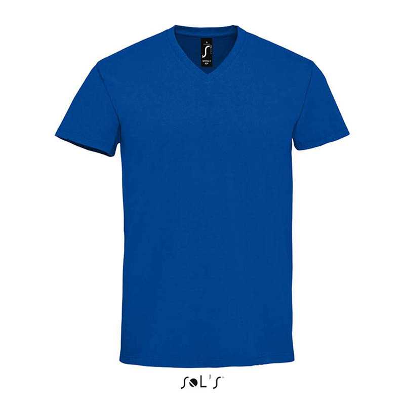 Pánské triko (SOL'S IMPERIAL V MEN - V-NECK T-SHIRT) > modrá (royal) > S
