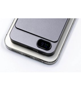 Bezdrátová powerbanka 5000 mAh 15W > šedá (gun metal)