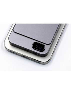 Bezdrátová powerbanka 5000 mAh 15W > šedá (gun metal)