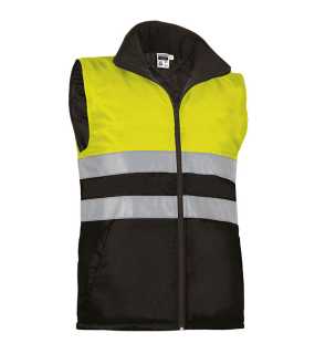 Pánská vesta (HIGHWAY) > žlutá (neon) / černá > XL