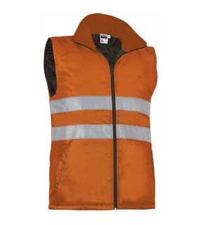 Pánská vesta (HIGHWAY) > oranžová (neon) > L