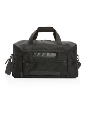 Swiss Peak víkendová taška Voyager z rPET > černá