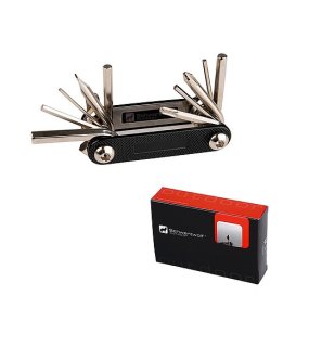 Praktická sada nářadí pro cyklisty "SCHWARZWOLF" > černá