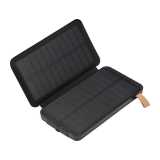 Solární Power bank, 8000 mAh > černá