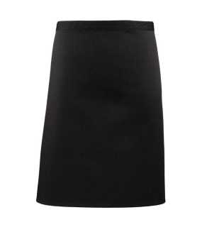 Unisex zástěra(PREMIER ‘COLOURS’ MID LENGTH APRON)>černá