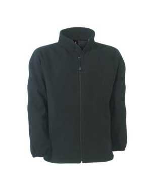 Unisex fleece bunda (B&C WINDPROTEK)>černá>XS